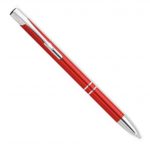 Penna alluminio personalizzabile – Rosso