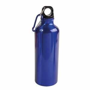 Aluminum bottle with glossy finish customizable 500 cl – Blue