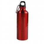 Aluminum bottle with glossy finish customizable 500 cl – Red