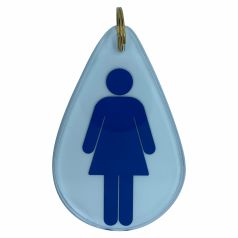 A2G service keychain – Woman toilette