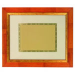 Picture frame with engraved plate art. 223 rf 443
