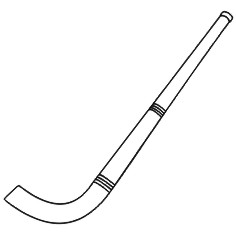 Piastrina ovale metallo lucido hockey pista