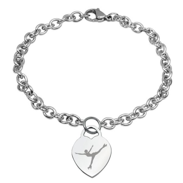 figure skating heart bracelet 1