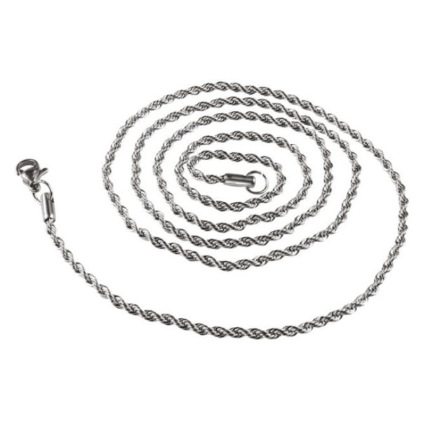 steel necklace length 70 cm
