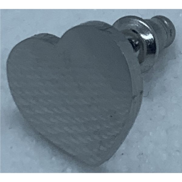 steel heart earring to engrave