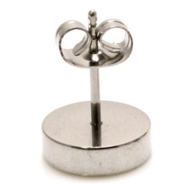 steel earrings to engrave