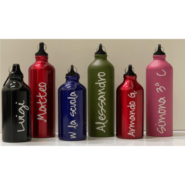 Water bottles engraved name by name
