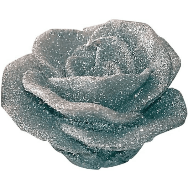 Vela flor de plata