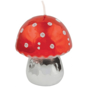 Mushroom shaped candle