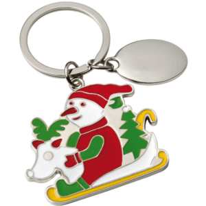 keychain santa claus with sleigh