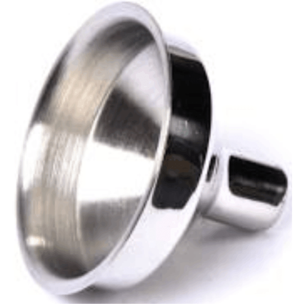 Stainless steel funnel for flask