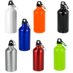 Aluminum bottle with glossy finish customizable 500 cl