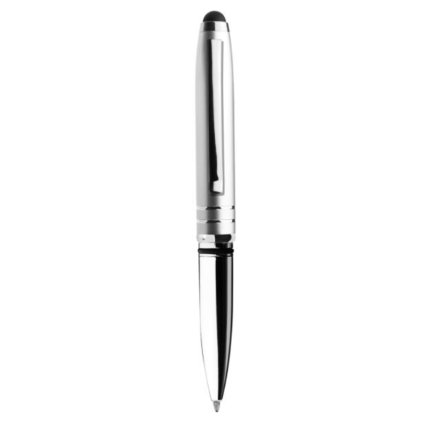 Aluminum pen with light and touch screen