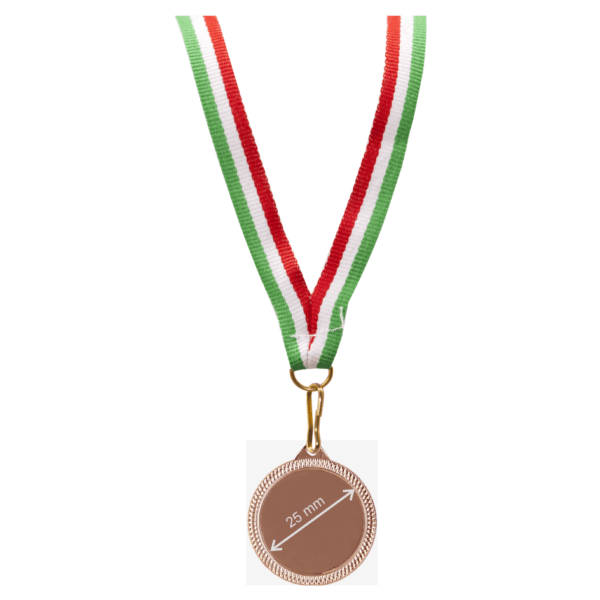 Medalla de bronce diámetro 32 mm inserto frontal 25 mm